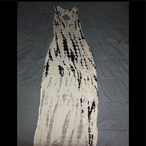 Long backless summer dress